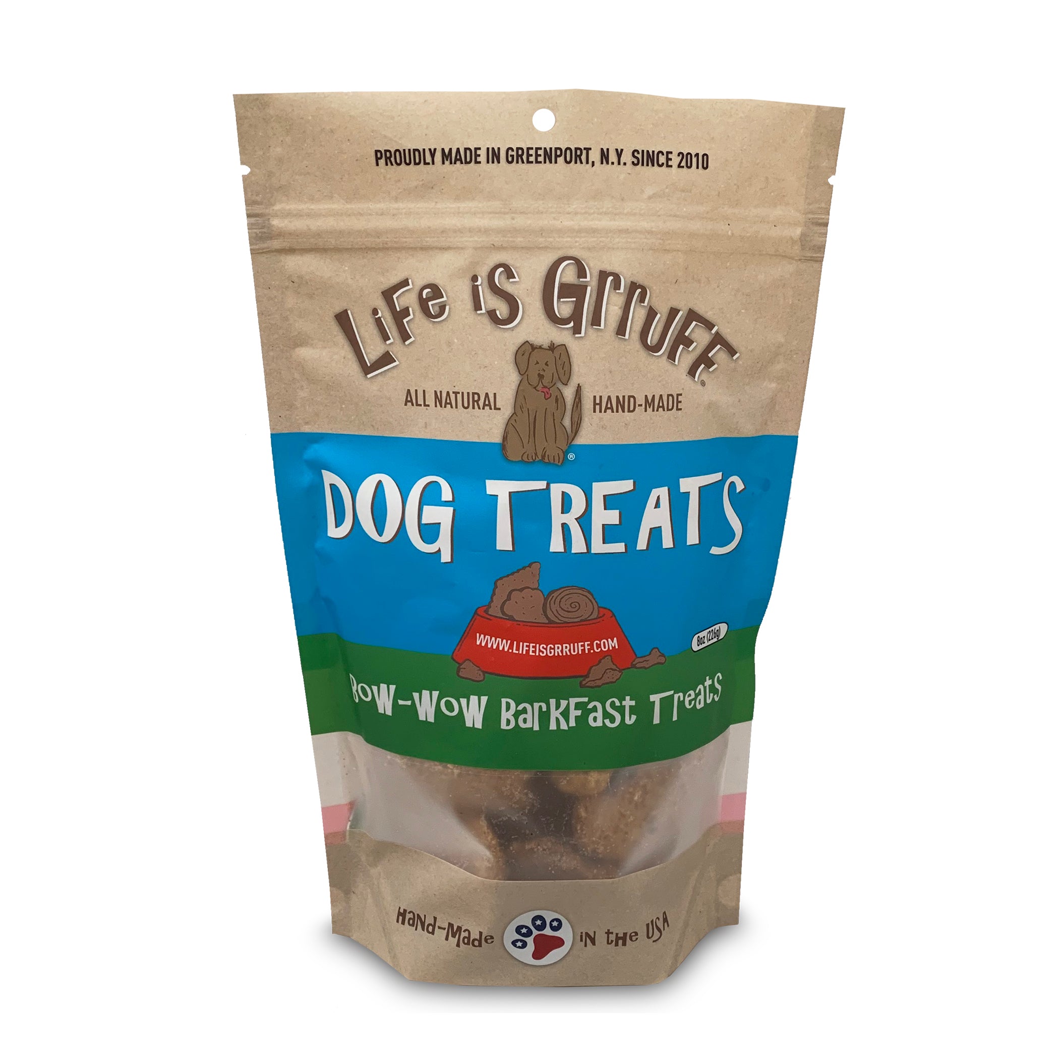 Life Is Grruff Bow Wow Barkfast Treats