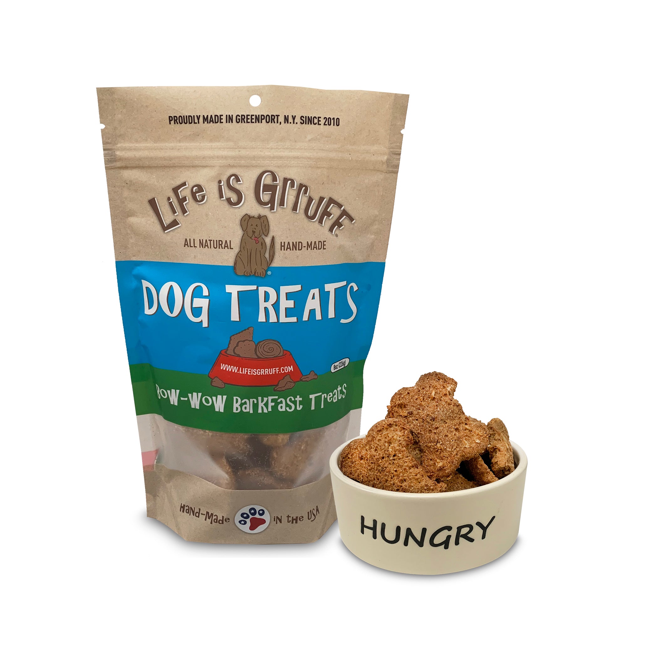 Life Is Grruff Bow Wow Barkfast Treats