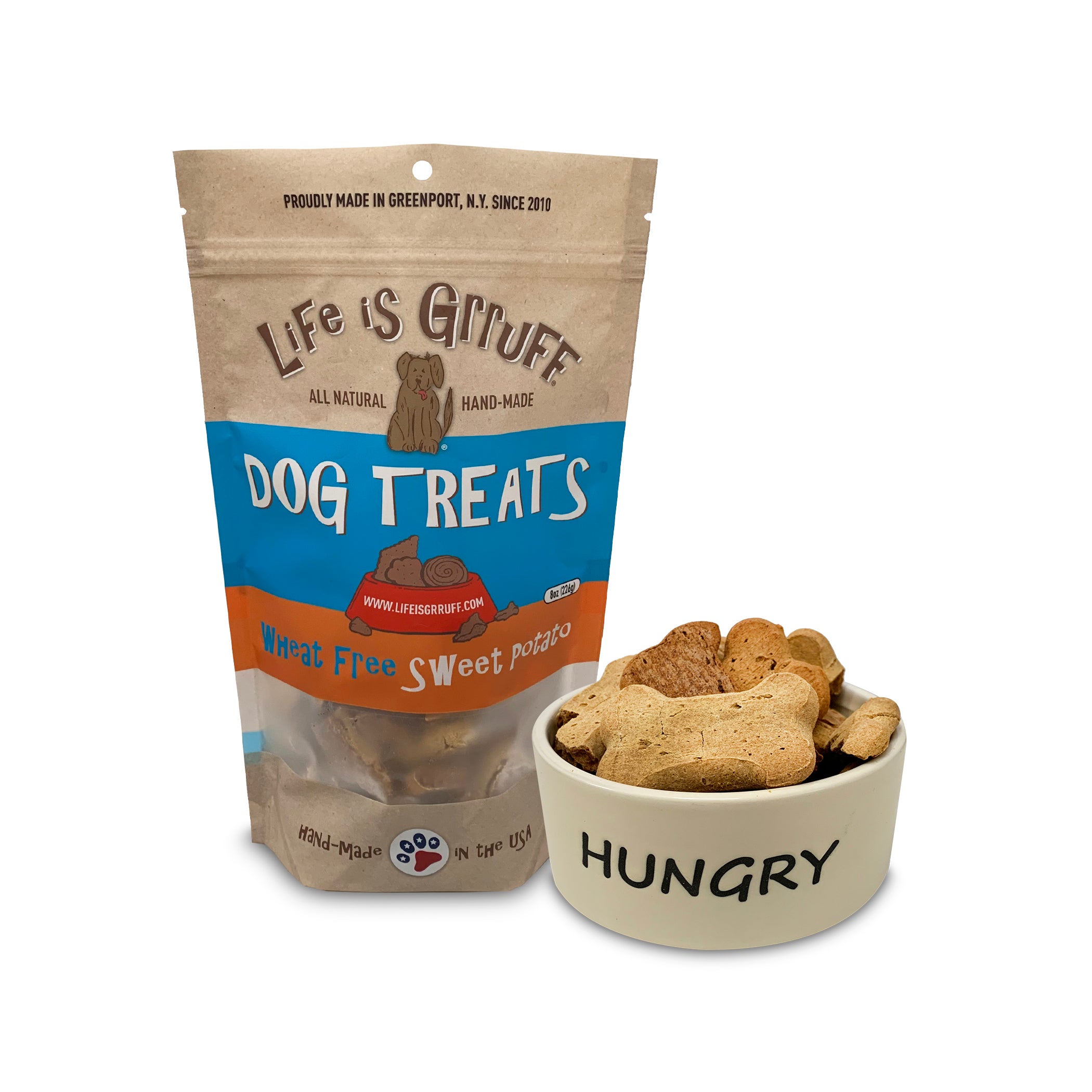 Life Is Grruff Wheat-Free Sweet Potato Dog Treats